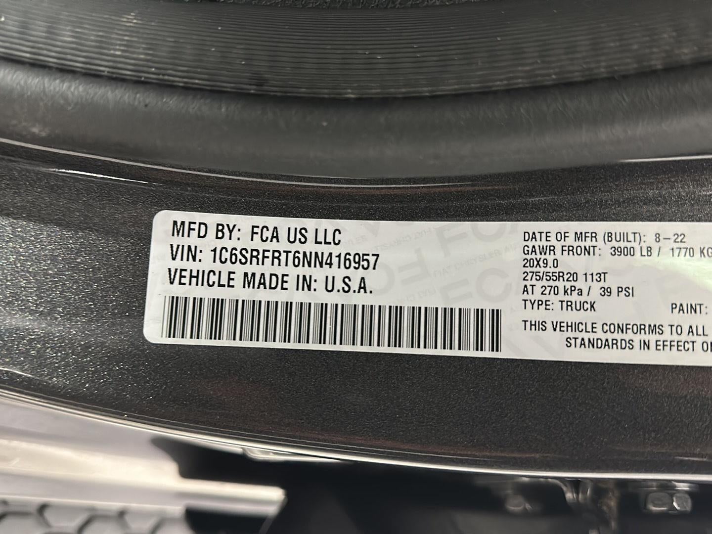 2022 RAM 1500 Laramie