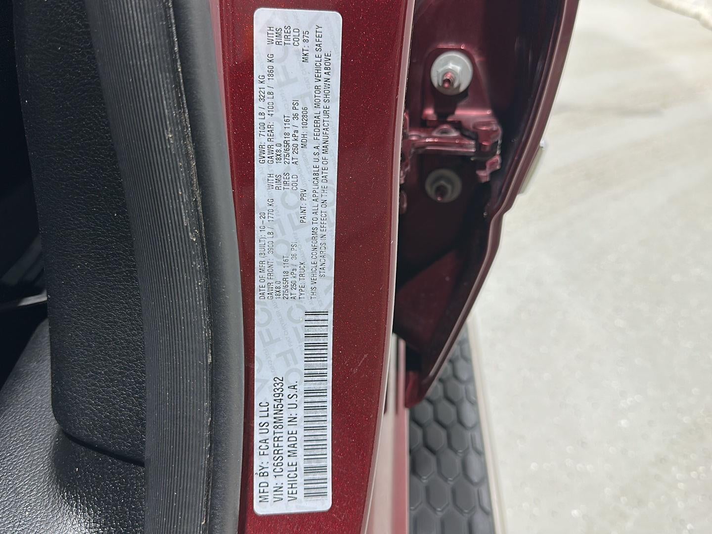 2021 RAM 1500 Laramie