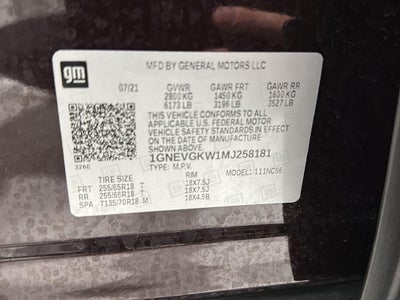 2021 Chevrolet Traverse LT Cloth