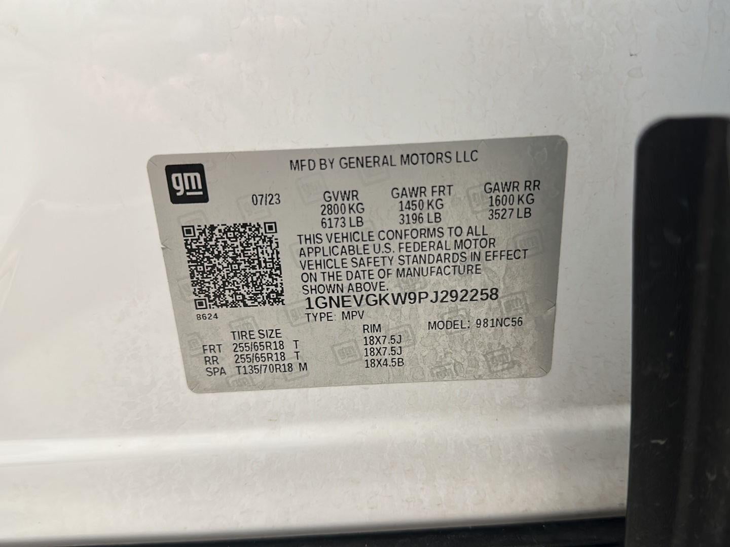 2023 Chevrolet Traverse LT Cloth