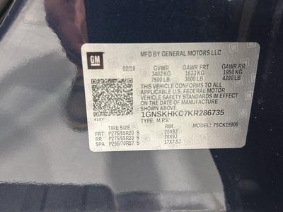 2019 Chevrolet Suburban LT
