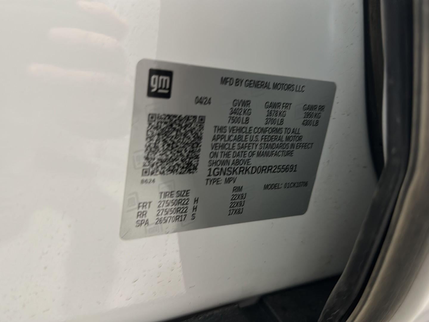 2024 Chevrolet Tahoe RST