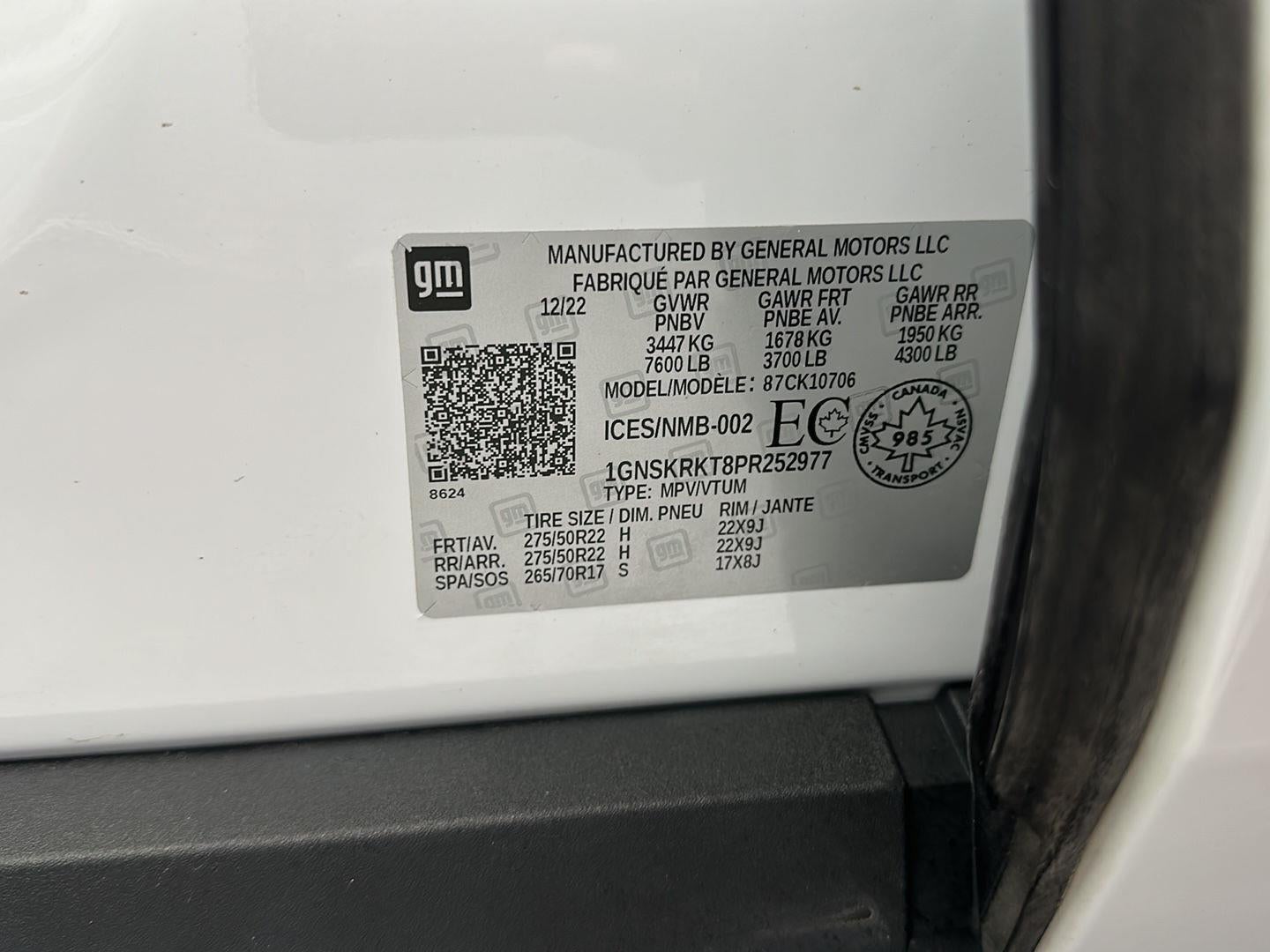 2023 Chevrolet Tahoe RST