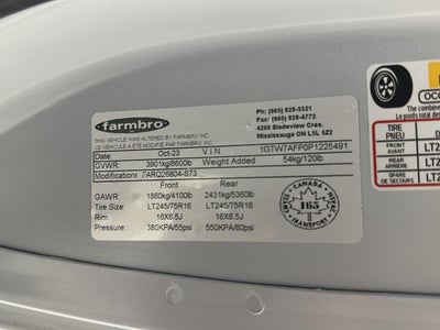 2023 GMC Savana Cargo 2500 Work Van