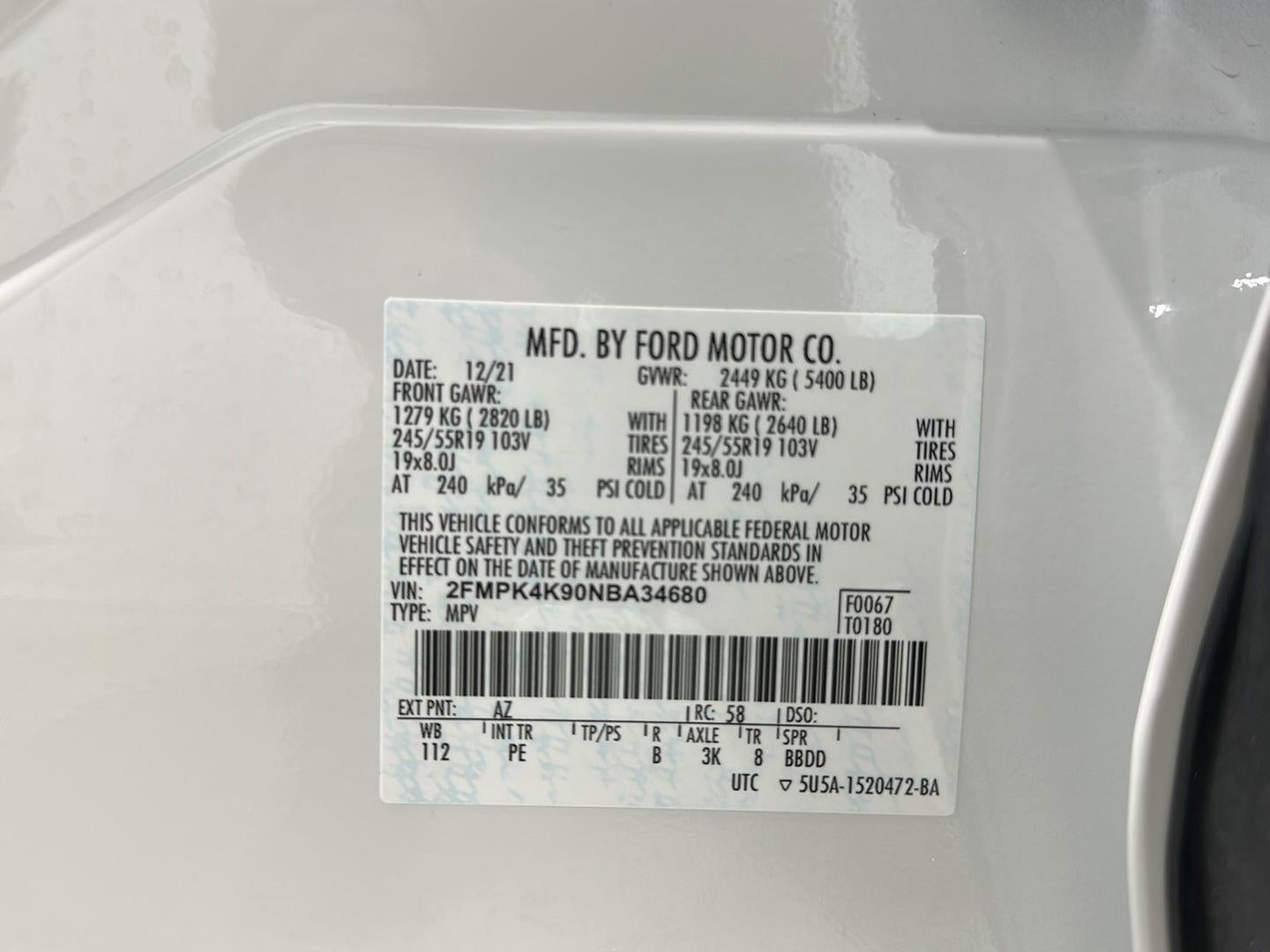 2022 Ford Edge Titanium