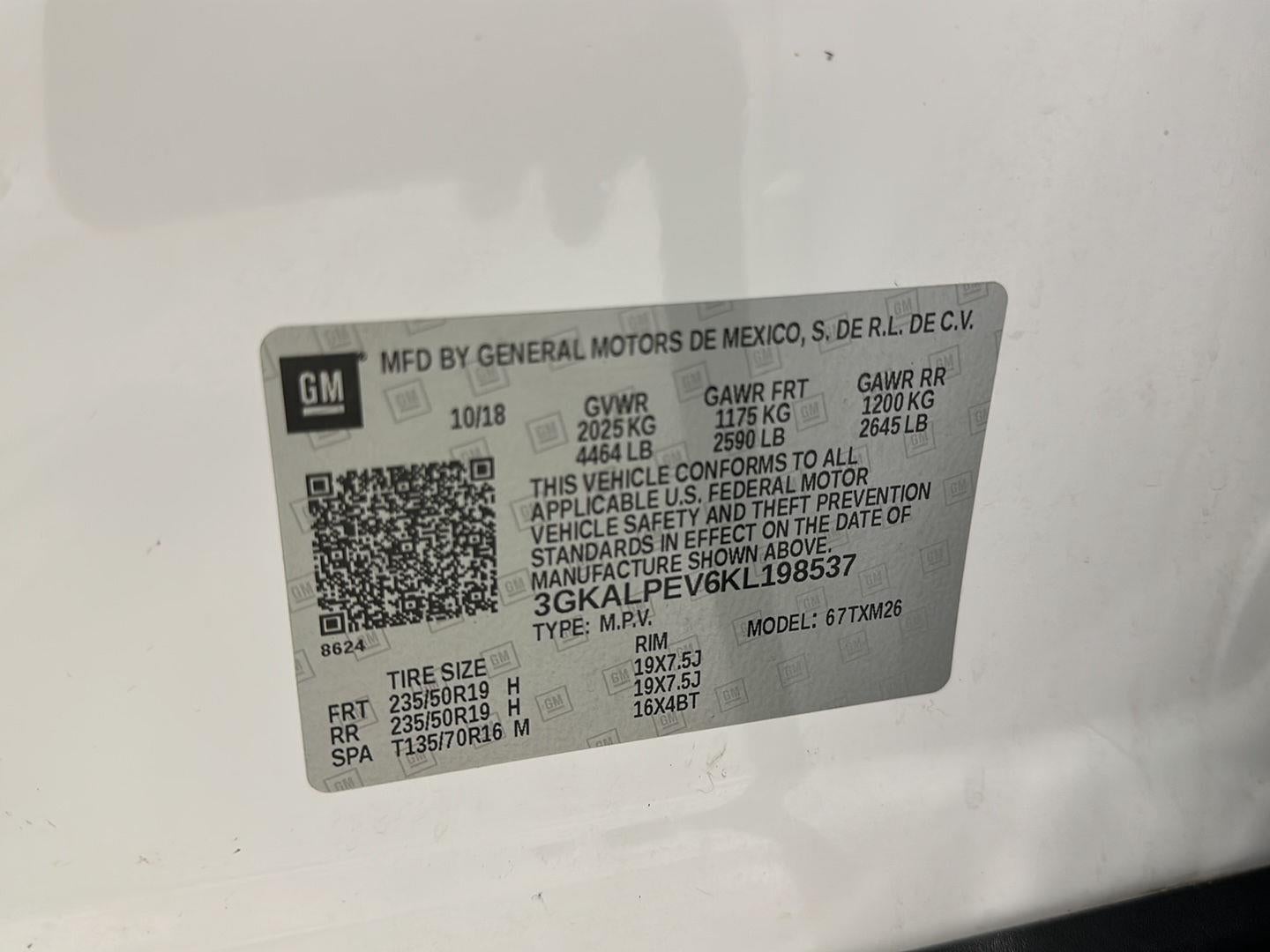 2019 GMC Terrain SLT