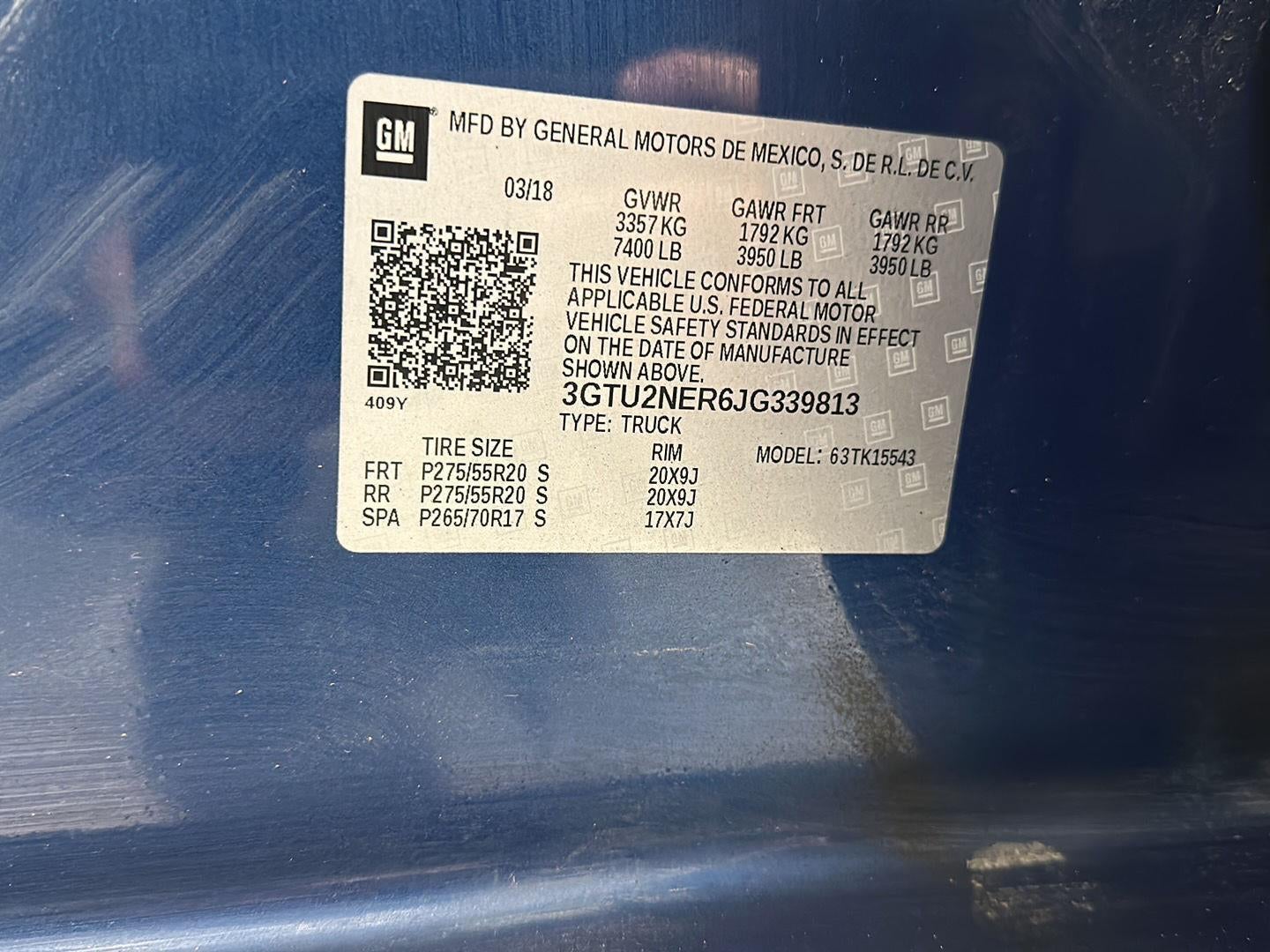 2018 GMC Sierra 1500 SLT