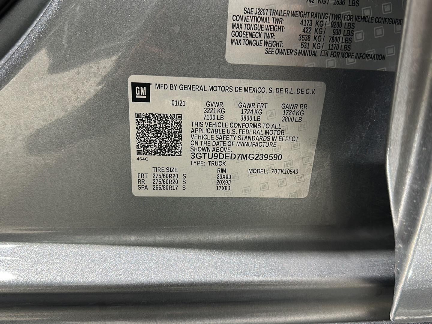 2021 GMC Sierra 1500 SLT