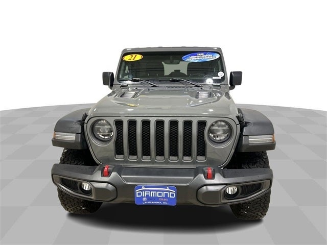 Used 2021 Jeep Wrangler Unlimited Rubicon with VIN 1C4HJXFG5MW597520 for sale in Alexandria, Minnesota