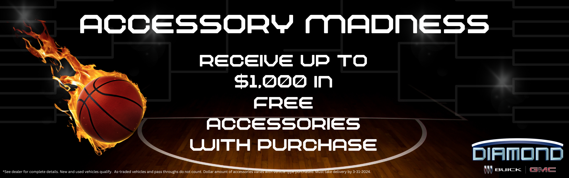 Up to $1000 in free accessorites with purchase